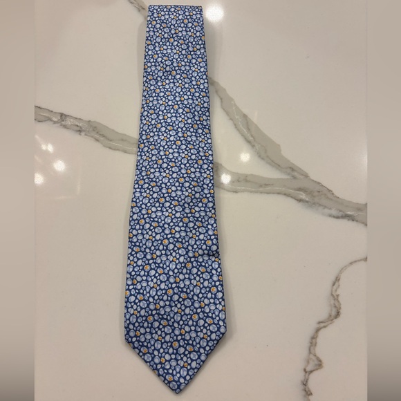 ferragamo blue tie